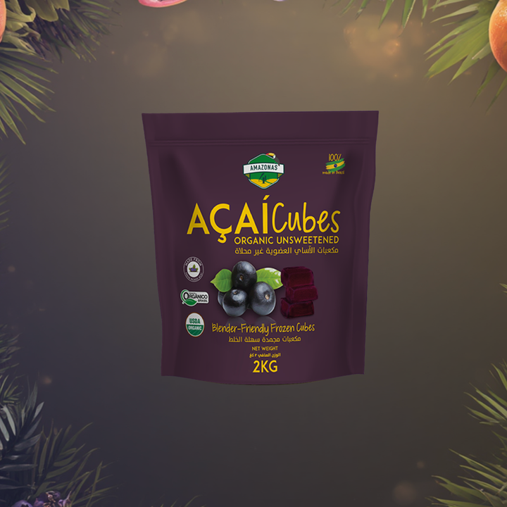 Amazonas4U Organic Unsweetened Açaí Cubes | 2kg
